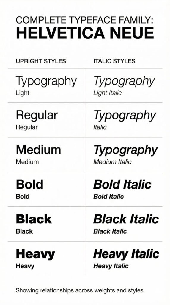 Typefaces – Categories, Selection, and Combination 1 The Typeface vs. Font Distinction