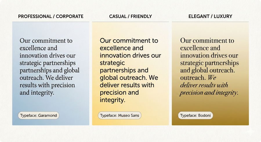 Typefaces – Categories, Selection, and Combination 2 Why Typeface Selection Matters