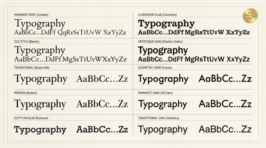 Typefaces – Categories, Selection, and Combination 3 The Major Typeface Categories