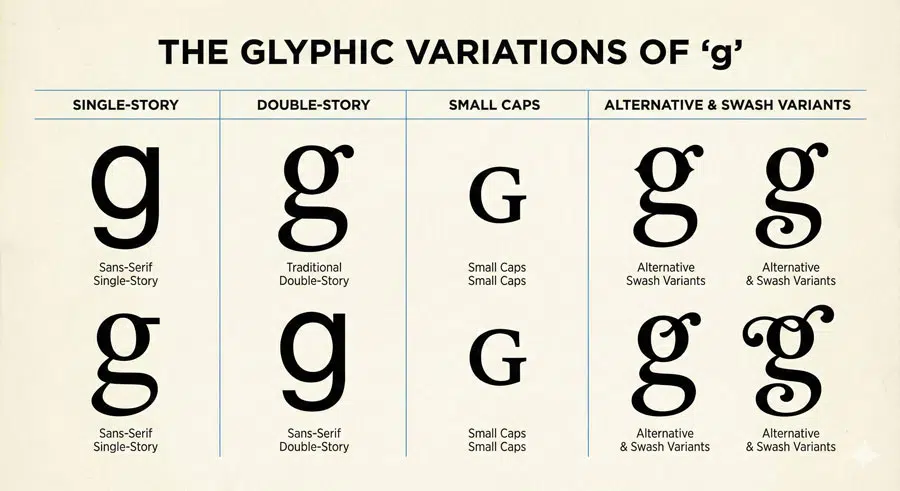Essential Elements: Anatomy and Terminology of Type 3 Understanding Glyphs vs. Characters