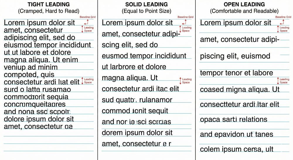 Typesetting Factors – Space, Spacing and Hierarchy 4 Leading: The Vertical Dimension