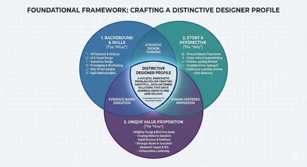 Defining Yourself: Crafting Your Unique Value Proposition as a Product Designer 2 The Three Pillars of Defining Yourself