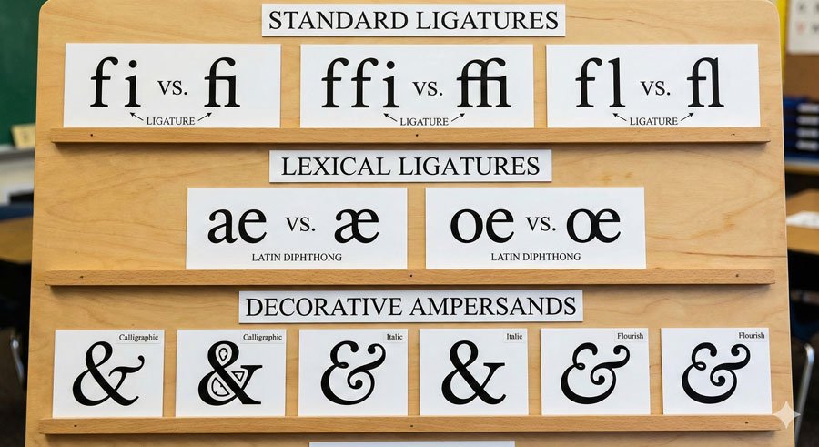 Aesthetic Tailoring and Professional Typography Standards 5 Ligatures: Using Them Correctly