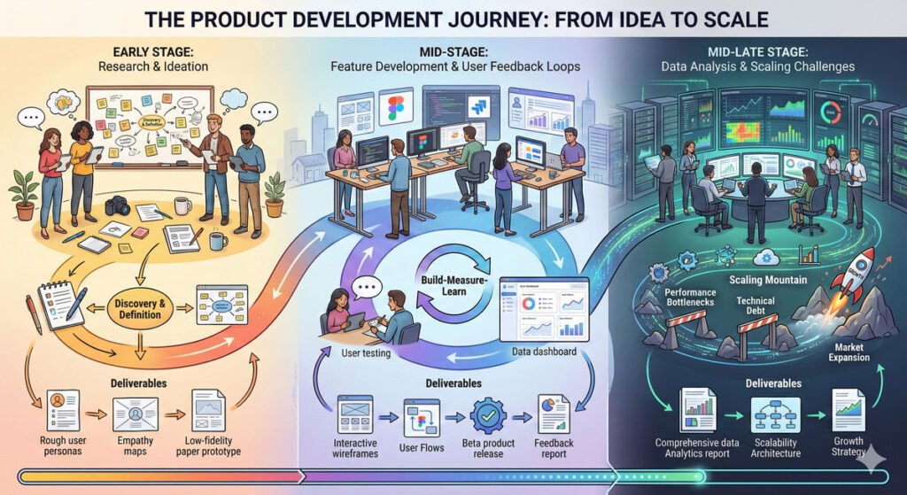 The Ultimate Guide to Becoming a Product Designer: Your Complete Career Roadmap 5 Product Stage - Timing and Context