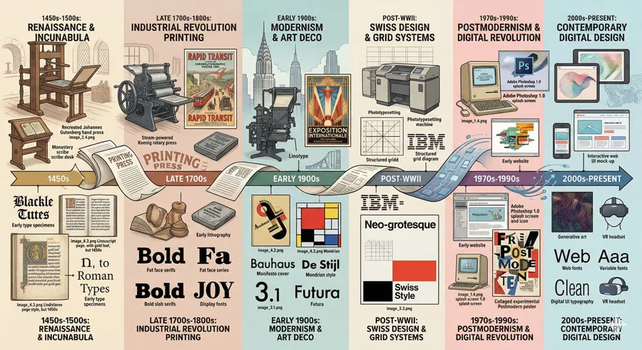 The Anatomy of Design: Understanding How Design Works Like the Human Body 2 The Historical Evolution of Graphic Design - From Gutenberg to Modern Day