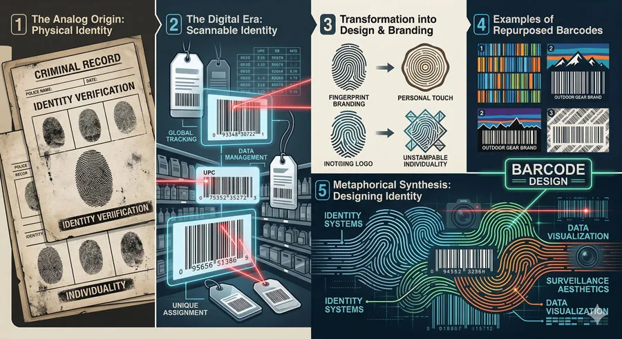 Design Elements & Historical Significance 5 Bar Codes and Fingerprints - Identity and Individuality in Modern Design