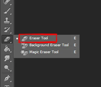 Eraser tool in Photoshop 1 eraser tool in photoshop