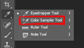 How to Crop in Photoshop 10 color sampler tool in photoshop