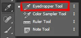 How to Crop in Photoshop 8 Eyedropper tool in photoshop