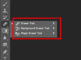 Tools in Photoshop 7 eraser tool | background eraser tool | magic eraser tool