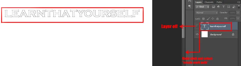 Type menu in Photoshop 10 text path in photoshop