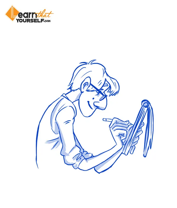 10 reasons Why you are not becoming a good artist 14 Artwork to depict the seventh reason out of 10 reasons why you are not becoming a good artist by Lalit Adhikari at Learn That Yourself.