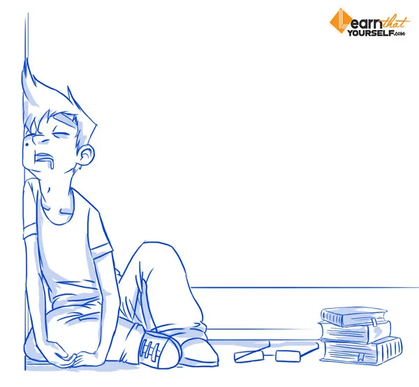 10 reasons Why you are not becoming a good artist 16 Artwork to depict the ninth reason out of 10 reasons why you are not becoming a good artist by Lalit Adhikari at Learn That Yourself.