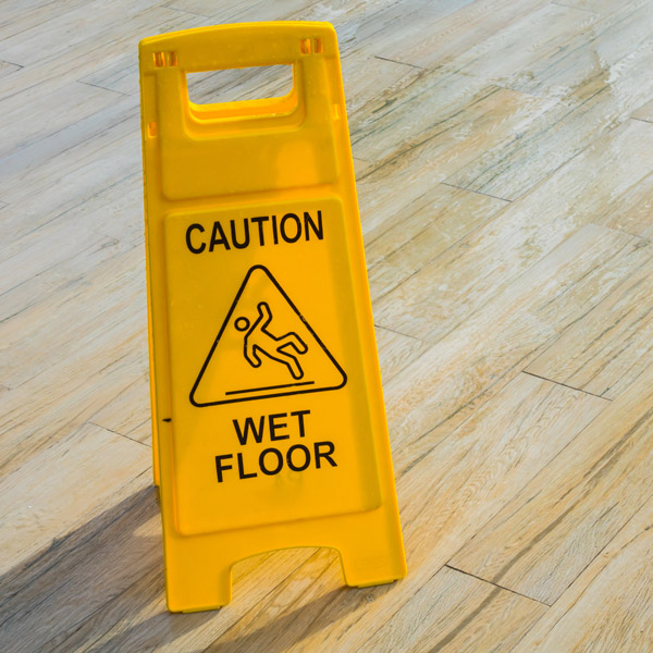 wet floor sign board