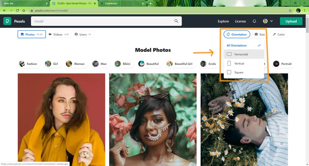 Dual light effect 4 orientation option in pexels