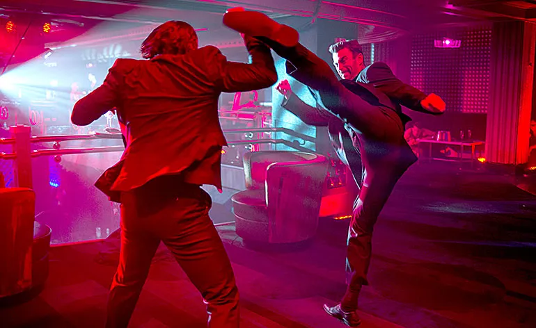 Dual light effect 2 john wick fight scene 2