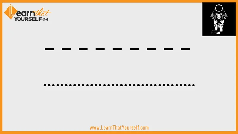 Elements of Design 13 dash line and dotted line