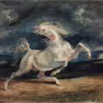 Eugene-Delacroix-Horse-Frightened-by-Lightning