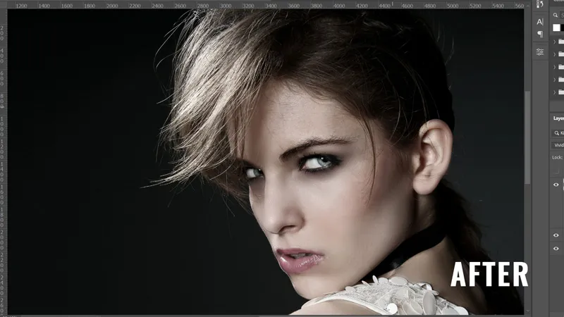 Skin Retouching 11 after skin smoothening