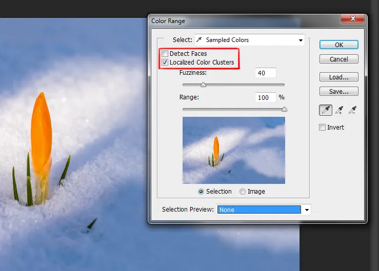 Select menu in photoshop 12 color range dialog box in photoshop