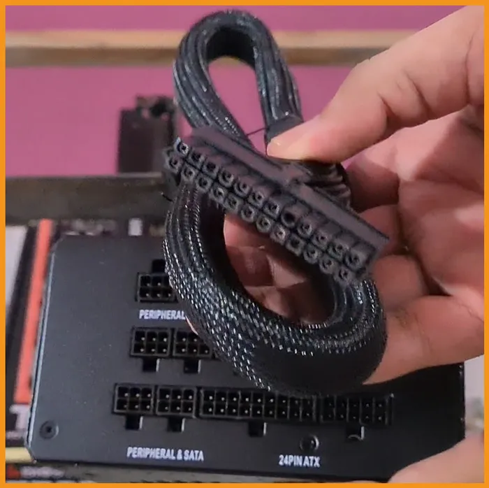 How to build GPU Mining Rig 23 24 pin power cable for motherboard of mining rig