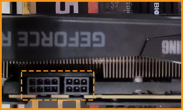 8 pin + 6 pin power ports for RTX 2070 super