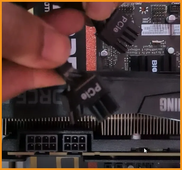 How to build GPU Mining Rig 42 PCIe power cords from SMPS