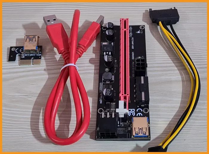 How to build GPU Mining Rig 8 PCIe riser adapter card for gpu mining rig
