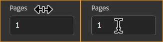 Create a Document in InDesign 25 cursor placed above and on input box of pages option in new document dialog box in InDesign