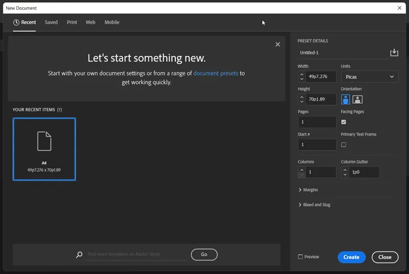 Create a Document in InDesign 6 How to create document in InDesign blog image 4 at learn that yourself by lalit adhikari
