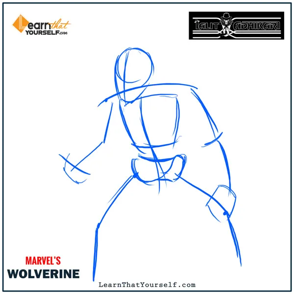Wolverine 1 wolverine digital painting work in progress - 1