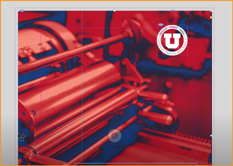 Create a Document in InDesign 41 Design Elements placed on the page inside the Bleed value.