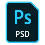 Types of Image File Formats 4 PSD logo