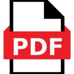 Types of Image File Formats 18 PDF file format icon
