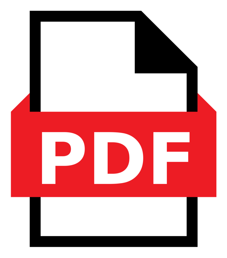 PDF file format icon
