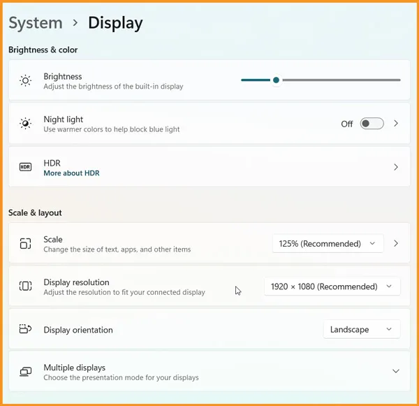How to enlarge an image in Photoshop 1 Display Setting in a PC.