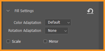 Fill Settings in Content-Aware Fill Panel