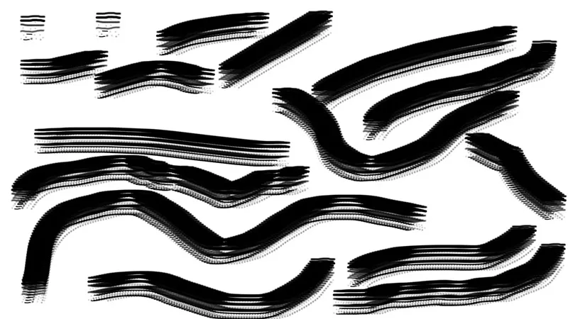 Define Brush Preset in Photoshop 12 Random strokes painted in photoshop using newly defined brush preset