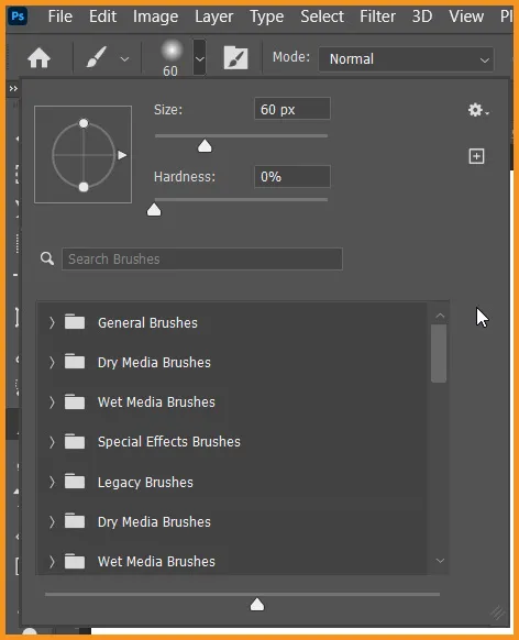 Define Brush Preset in Photoshop 2 Brush Preset Pickers