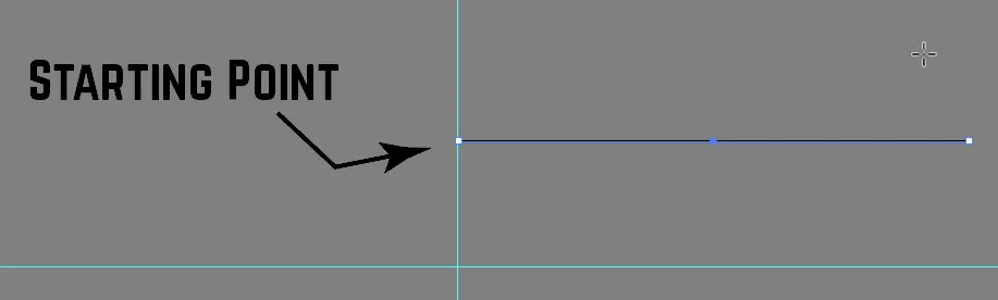 Master Adobe Illustrator's Line, Arc, Spiral & Grid Tools: Complete Step-by-Step Tutorial for Designers 7 line drawn holding shift key