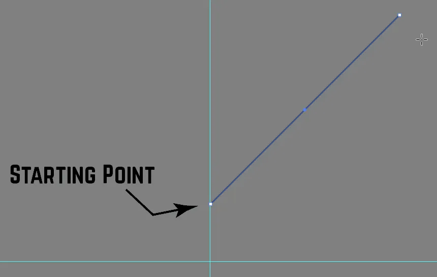 Master Adobe Illustrator's Line, Arc, Spiral & Grid Tools: Complete Step-by-Step Tutorial for Designers 8 drawing line segment while holding shift key