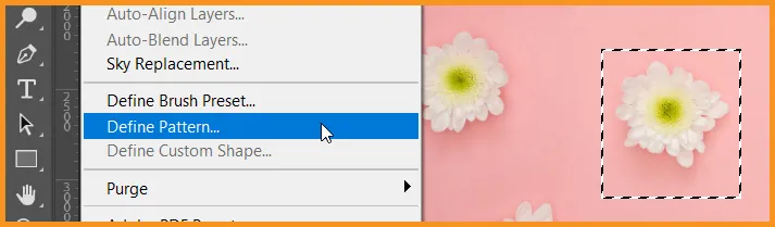 Define Pattern in Photoshop 3 Define Pattern in Photoshop