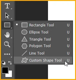 Define Custom Shape in Photoshop 1 Custom Shape Tool in Photoshop