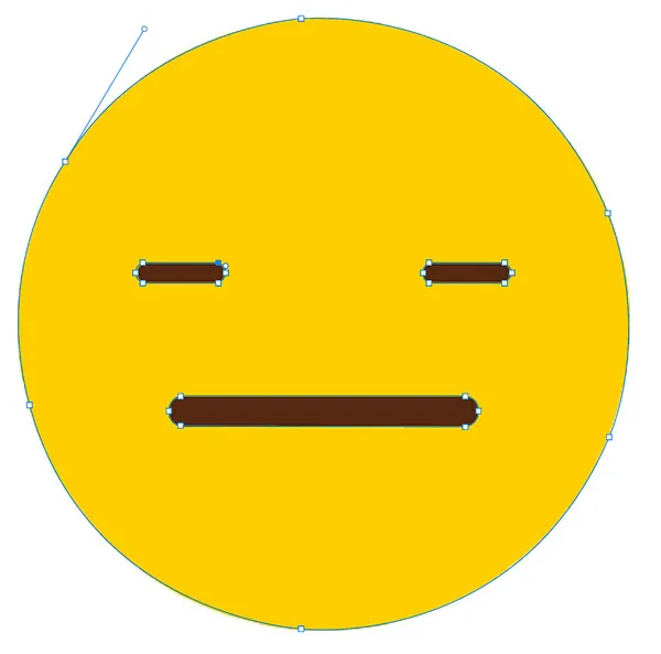 Define Custom Shape in Photoshop 7 Path created for Emoticon using Pen tool in Photoshop