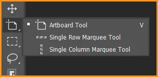 New tool group created in toolbar in photoshop