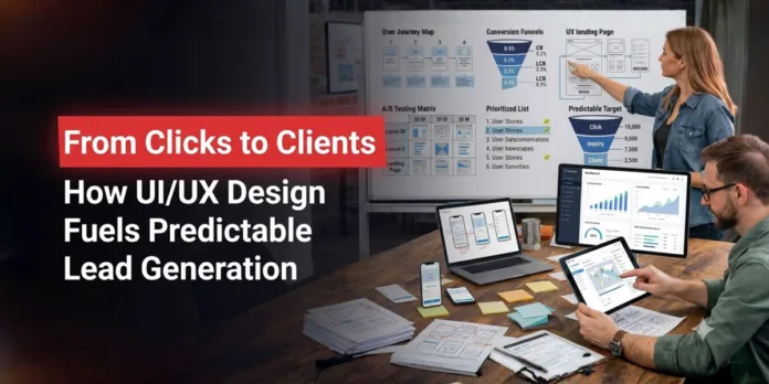 From Clicks to Clients: How UI/UX Design Fuels Predictable Lead Generation